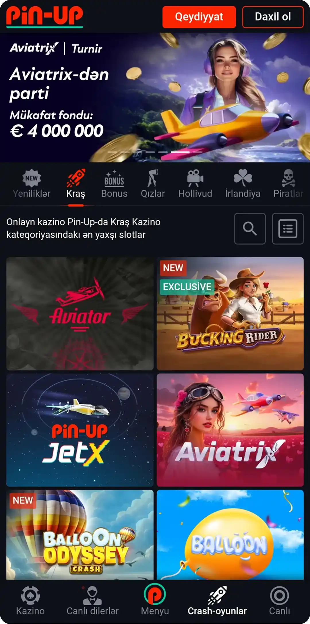 Qəza oyunları App